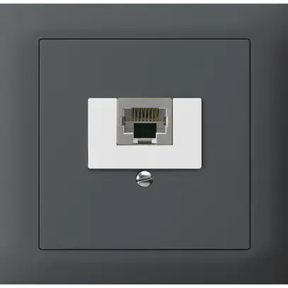 Scatola INS kallysto 1×RJ45s antracite 
