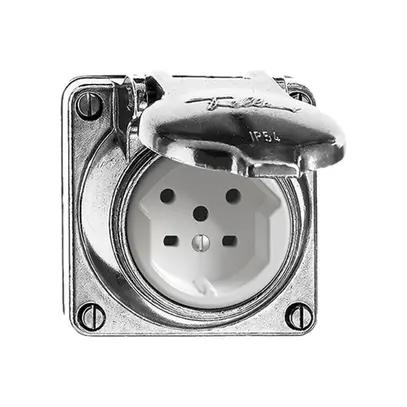 Steckdose FH T15 AG CO alu 
