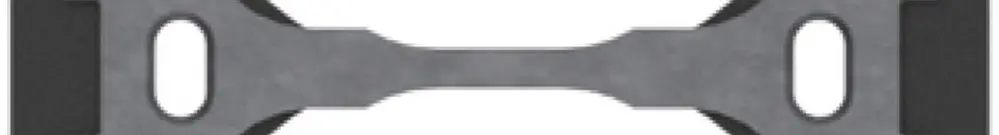 Plaque de fixation ENC ABB NUPL 2×1 2×52 