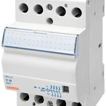 Contacteur AMD Gewiss 90 AM 230V AC/DC 4NO 40A 400V sans bourdonnement 3UM 