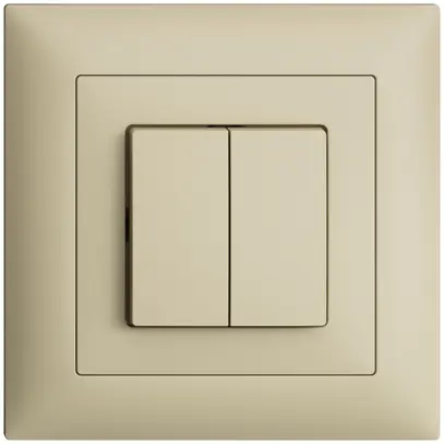 Interrupteur ENC EDIZIOdue 1/3+3/1P vanille 