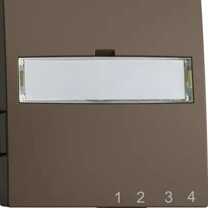 Scatola di raccordo INC FTTH EDIZIOdue FH 1×LC APC Duplex F coffee 