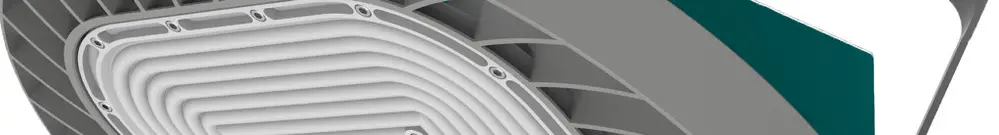 Projecteur de salle LED RayBeam Lite 145 145W 24650lm 4000K IP65 