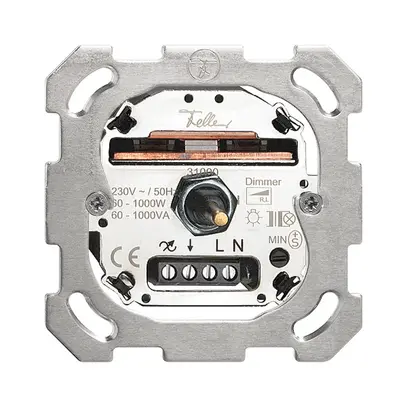 Intérieur variateur de lumière Feller 60…1000W/VA, coupure de phase ascendante 