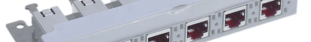 Unità universale cat.6A 6RJ45/S 