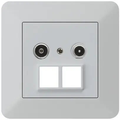 Presa multimedia INC kallysto.trend R/TV 11dB 2GHz grigio chiaro 