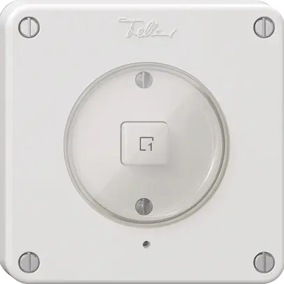 Pulsante scena 1 scena/1T NEVO Wiser N.CO bianco 