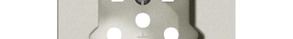 Placca frontale EDIZIOdue T15A grigio chiaro 