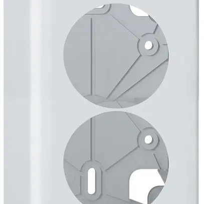 Kit di montaggio AP origin 2×1 orizzontale e verticale 88×148×54mm bianco 