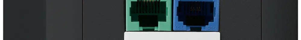 AP-Dose DSL kallysto 2×RJ45 schwarz 