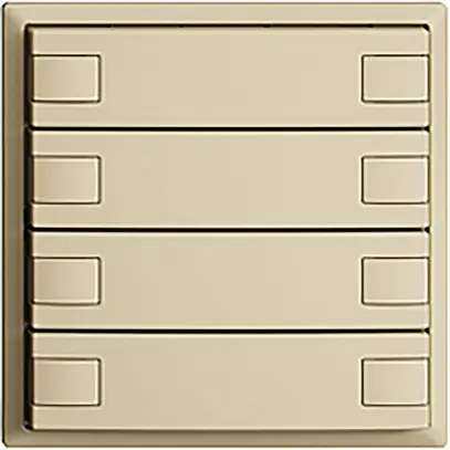 Pulsante INC KNX 8×EDIZIOdue vanille RGB senza LED 