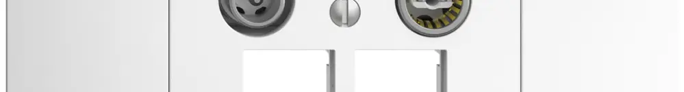 Presa multimedia INC EDIZIOdue BKE EASYNET 11dB, p.2×RJ45 S-One, bianco 