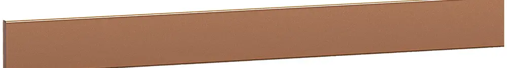 Barra collettrice Hager uniway, rame nudo, 15×3mm, lunghezza 2m 