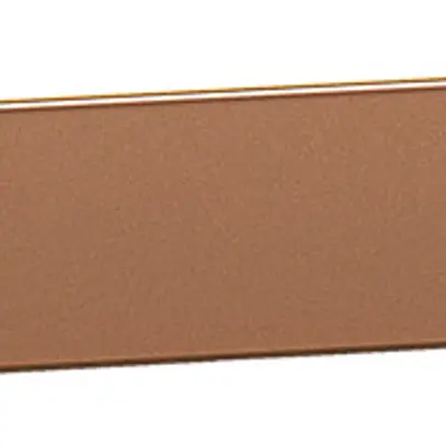 Barra collettrice Hager uniway, rame nudo, 15×3mm, lunghezza 2m 