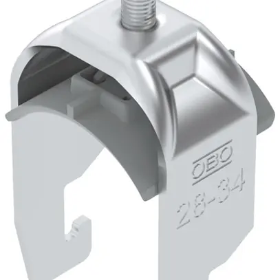 Brida rapida BET 2056 piede a U materia sintetica 28…34mm 1×cavo alluminio 