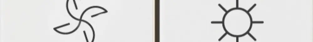Interrupteur à bascule ventilateur INC MOS 3+3/1L blanc 2modules 