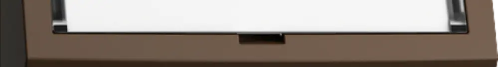 Kit montaggio EDIZIOdue, con cappa di uscita dritta, per 2×RJ45, coffee 