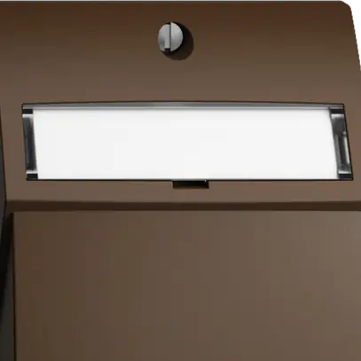 Kit montaggio EDIZIOdue, con cappa di uscita dritta, per 2×RJ45, coffee 