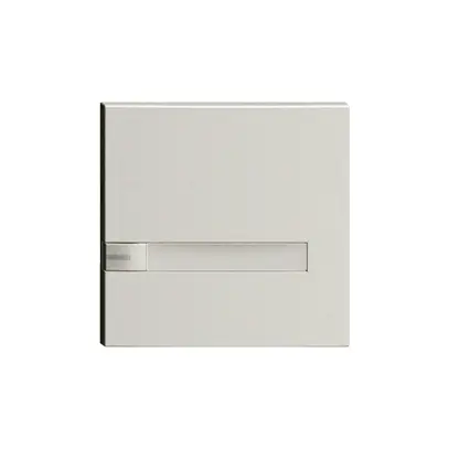 Tasto 1/1 KNX/elettronic.c. LED+cart. EDIZIOdue comando 1×grigio chiaro 