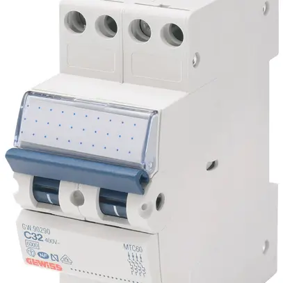 Leitungsschutzschalter Gewiss 90 MCB 4P 400V C 25A 6kA 2TE 