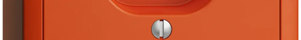 Prise AP 2×T23 16A EDIZIOdue orange, avec bornes enfichables 