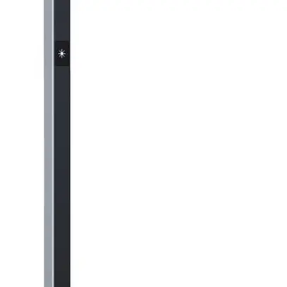 Lampadaire LED DOTLUX ROOFbutler 80W, 4000K, dimmable, noir 