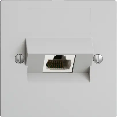 UP-Dose 1×RJ45/u 8P ITplus EDIZIOdue hellgrau 