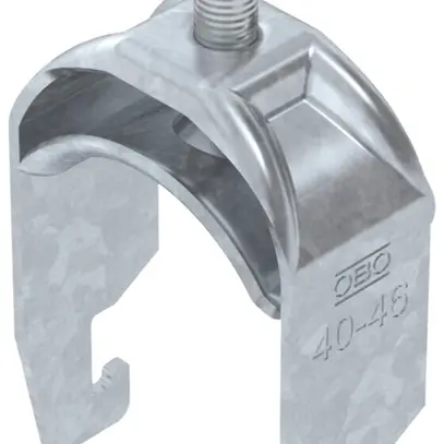 Schnellverleger BET 2056 U-Fuss Metall 40…46mm 1×Kabel Stahl tfZn 