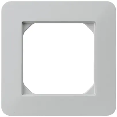 Cadre de recouvrement ENC kallysto.trend 1×1 gris clair 94×94mm 
