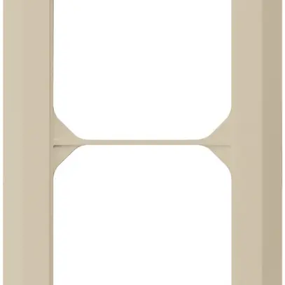 Cadre de recouvrement ENC kallysto.line 2×1 beige 92×152mm 