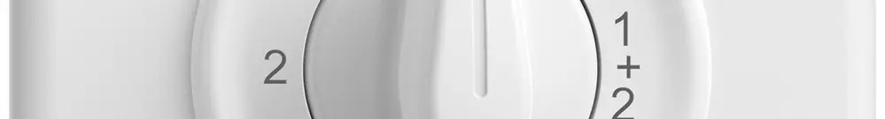 Interruttore rotativo INC STANDARDdue SNAPFIX® manopola commut.serie 1/1L bi 