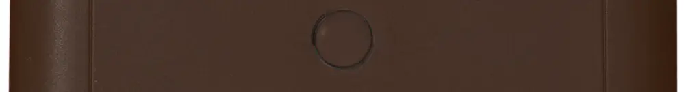 Couvercle à broches Ammer, 115×115mm, disque sélecteur, thermopl., brun RAL8007 