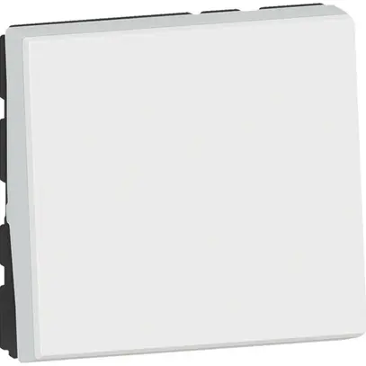 Poussoir à bascule MOS 6A 2 modules blanc antibactérien 