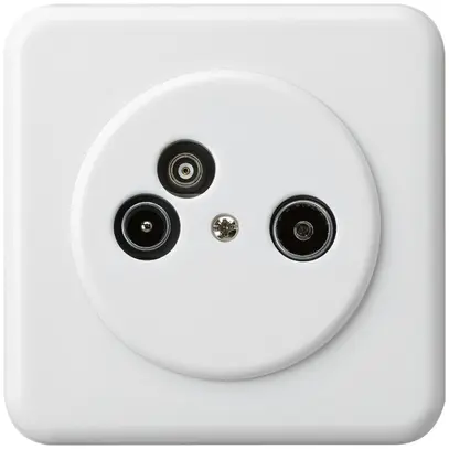 Prise d'antenne TV-R-Données basico A 2GHz 4dB blanc 