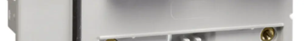 Support de prises Hager XEVS111 pour borne de charge witty 