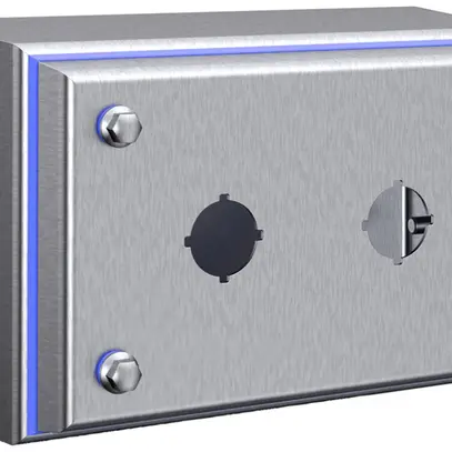 Aufbaugehäuse Rittal HD 1682.600 2×Ausschnitt 22.5mmØ 100×160×90mm Ed-St 