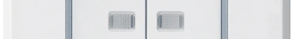Interruttore INC robusto IP55 schema 3+3 2×illuminato bianco 