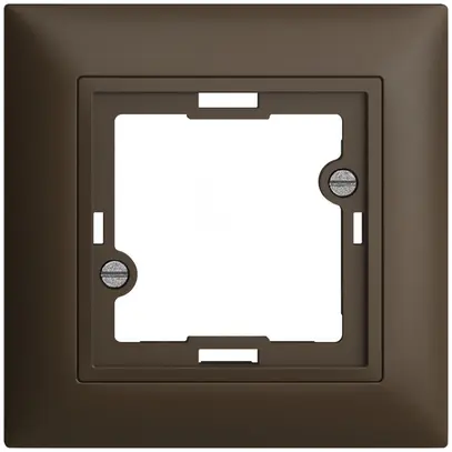 Kit frontale EDIZIOdue coffee 88×88mm per lampada spia piatta 