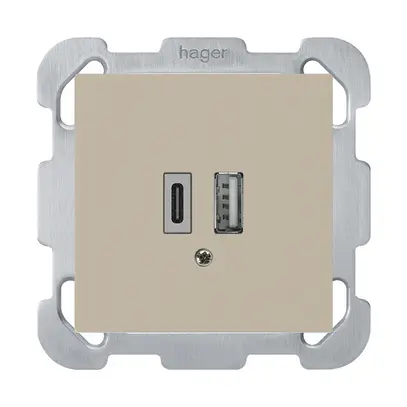 Prise de charge USB ENC kallysto 18W PD 1×type A 1×type C a.plaque d.fixation be 
