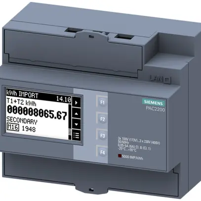 Misuratore di energia AMD Siemens SENTRON PAC2200 3×5A M-Bus MID 