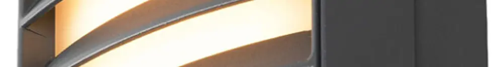 LED-Wandleuchte SLV RASTERLYS 14W 350lm 827/830 IP65 DIM 210×120×76mm anthrazit 