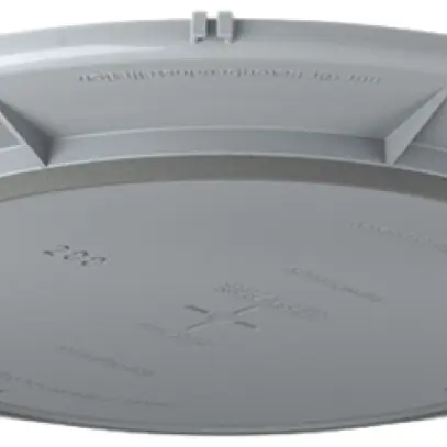 Plaque frontale HaloX 250 pour béton apparent, découpe au plafond Ø200mm 