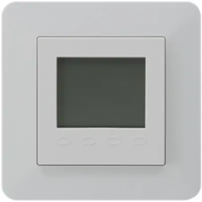 Termostato ambiente INC kallysto.trend C con display grigio chiaro 