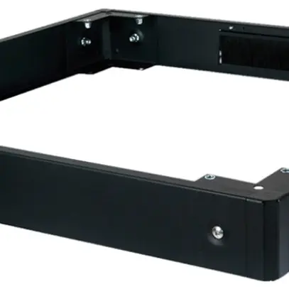 Socle ROLINE 800×100×800mm complet noir acier 