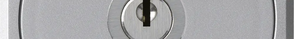 UP-Schlüsselschwenktaster robusto aluminium ohne Deckel 1P für Kombination 