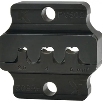 Matrice de sertissage Klauke PV502 2.5…6mm² compression par enroulement 