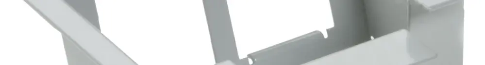 Kit de montage pour WAK 150×150mm gris clair vide, hauteur chape 75…140mm 