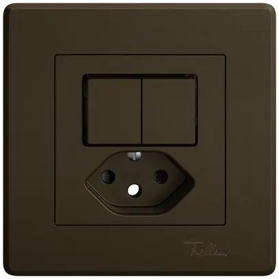 Kit di montaggio INC EDIZIO.liv SNAPFIX® per combi.T13 con 2 tasti shutter ma 