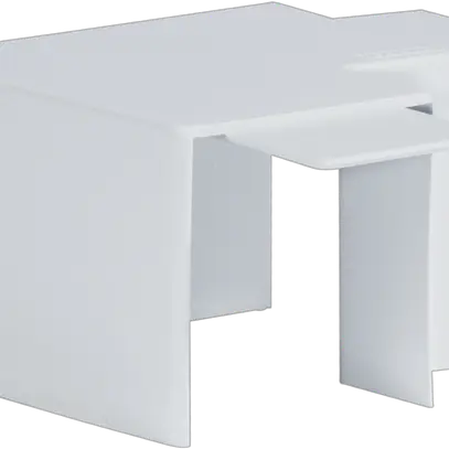 Flachwinkel tehalit zu LF Kanal 60×60mm hellgrau 