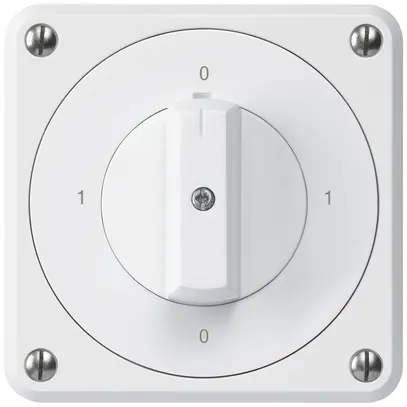 Interrupteur rotatif ENC robusto IP55 S0/3P blanc pour combinaison 
